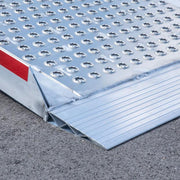 knife foot of the HD Ramps Aluminum Modular Yard Ramp 30,000 lb Capacity
