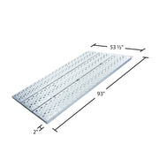 Black Widow Aluminum Punch Plate Folding ATV Ramp dimensions and measurements

