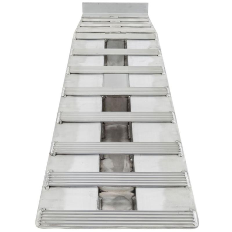 HD Ramps Aluminum Semi Truck Wheel Riser Service Ramps view from above
