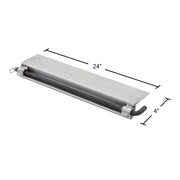 HD Ramps Aluminum Skid Seat Attaching Bracket dimensions