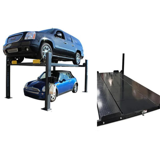 Atlas 408SL Premium Super Deluxe 4-Post Lift + Pro-Floor Combo