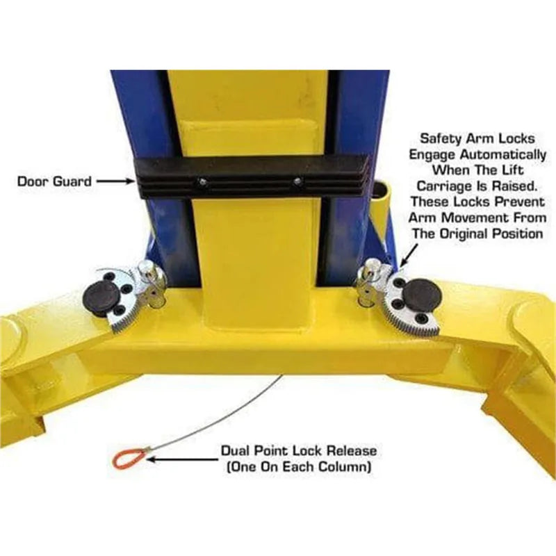 Atlas 9KOHX 2-Post Lift overhead beam design