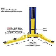 Atlas 9KOHX 2-Post Lift rubber guard on carriage