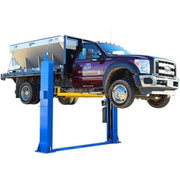 Atlas BP12000X heavy-duty baseplate 2-post lift, 12,000 lb capacity, front view