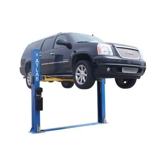 Atlas BP8000 baseplate 2-post lift, 8,000 lb capacity, front view