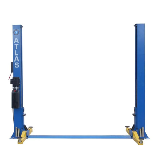 Atlas BP8000 baseplate 2-post lift, side profile