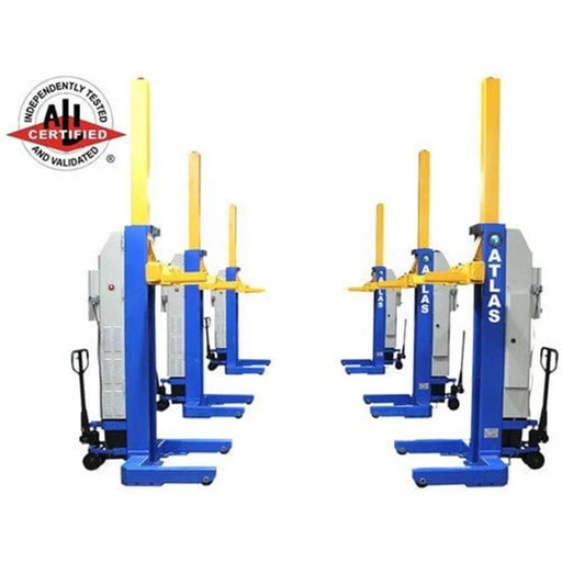 Atlas Maxima 6045BC ALI-certified battery mobile column lift system, 99,000 lb capacity