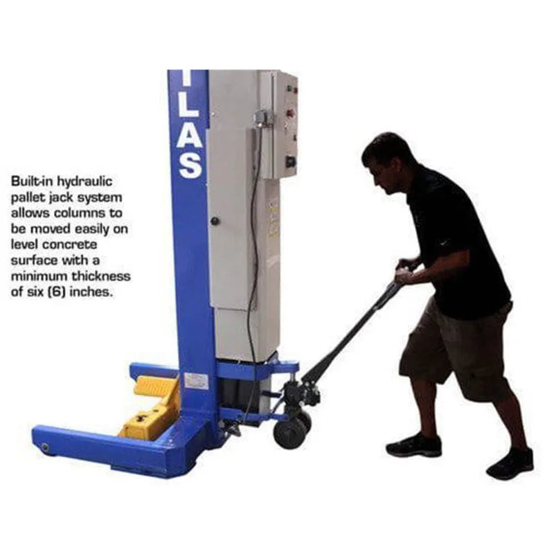 Atlas Maxima 6045BC mobile column lift, column detail