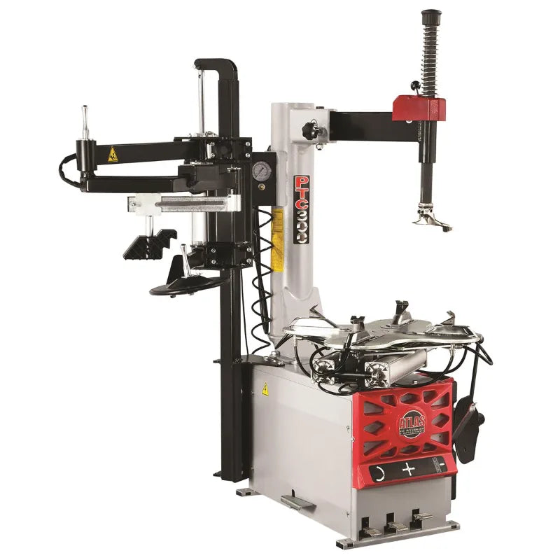 Atlas Platinum PTC300 rim-clamp tire changer, front view