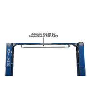 Atlas PV10PX 2-Post Lift - vehicle raised