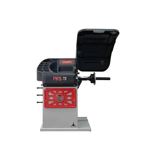Atlas Platinum PWB70 motorized spin wheel balancer, front view