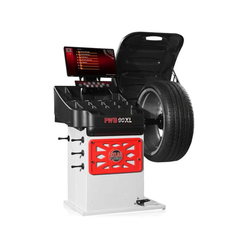 Atlas Platinum PWB90XL 3D video wheel balancer, front view