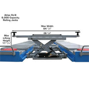 Atlas RJ-6 width and height diagram