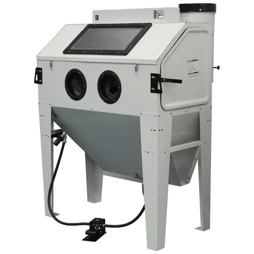 Atlas SBC420 sandblast cabinet with vacuum, front view