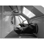 Atlas SBC420 sandblast cabinet, blasting gun and gloves