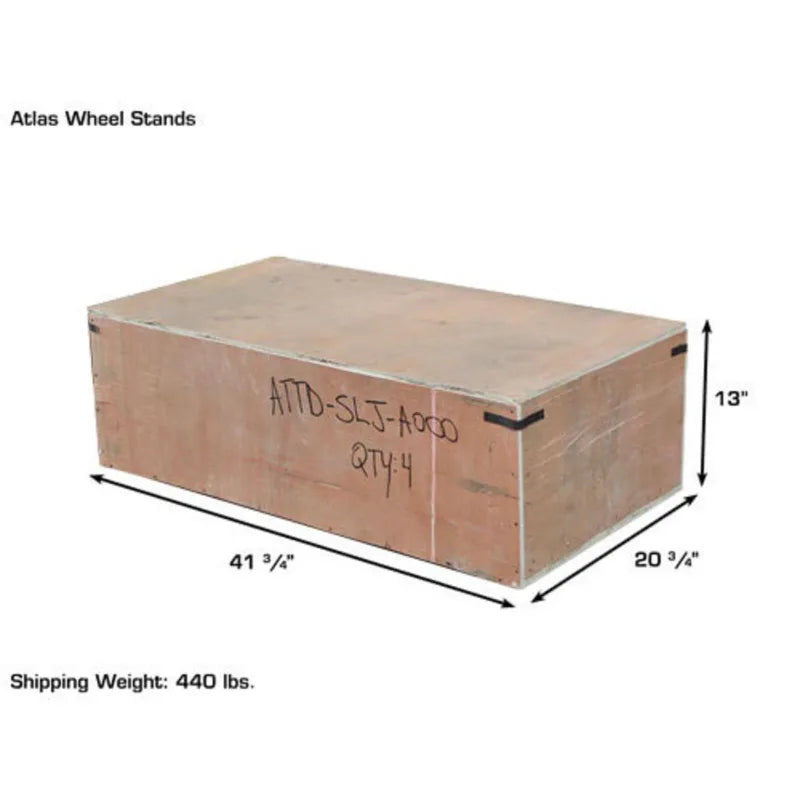 Atlas wheel stand top plate detail