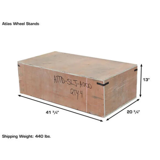 Atlas wheel stand top plate detail