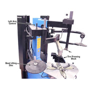 Atlas TC229DAA tire changer, right-hand assist arm detail