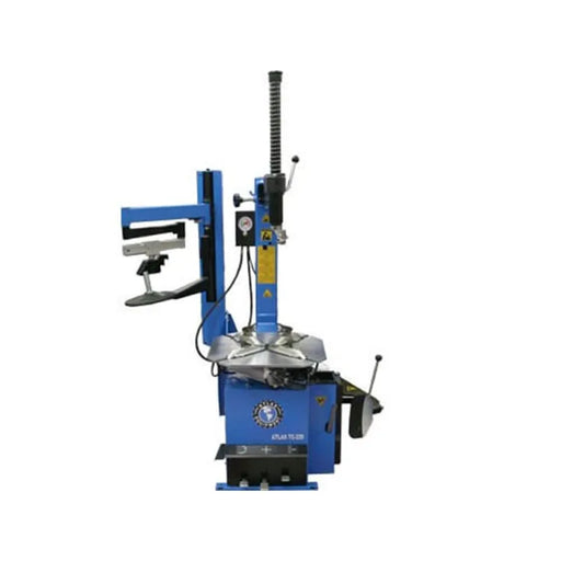 Atlas TC229LH tire changer with left-hand assist arm, front view