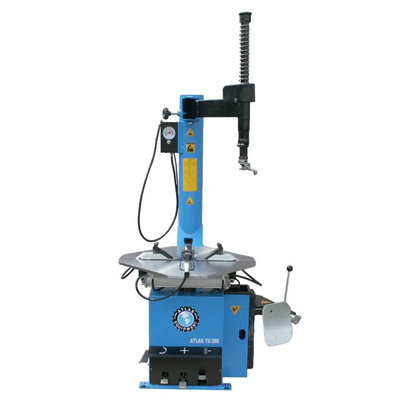 Atlas TC289 extra-large tire changer, front view