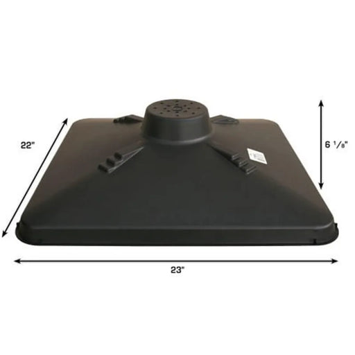 Atlas transmission drain funnel, top view showing catch area