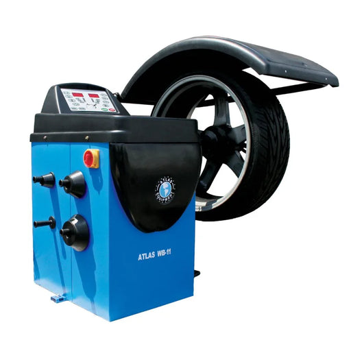 Atlas WB11 computerized wheel balancer, front view