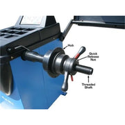 Atlas WB11 wheel balancer, brake pedal and base detail