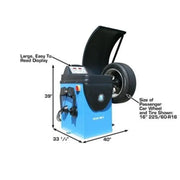 Atlas WB11 wheel balancer, accessory tray and weight pliers