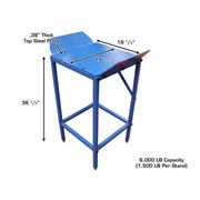 Atlas wheel stand top plate detail
