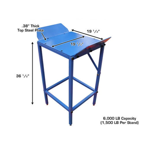 Atlas wheel stand top plate detail