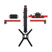 Autel MaxiSYS IA700T ADAS Calibration Frame with MS909 Tablet and Alignment Pre-Check frame disassembled