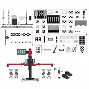 Autel MaxiSYS IA900AS alignment frame with All Systems ADAS calibration kit