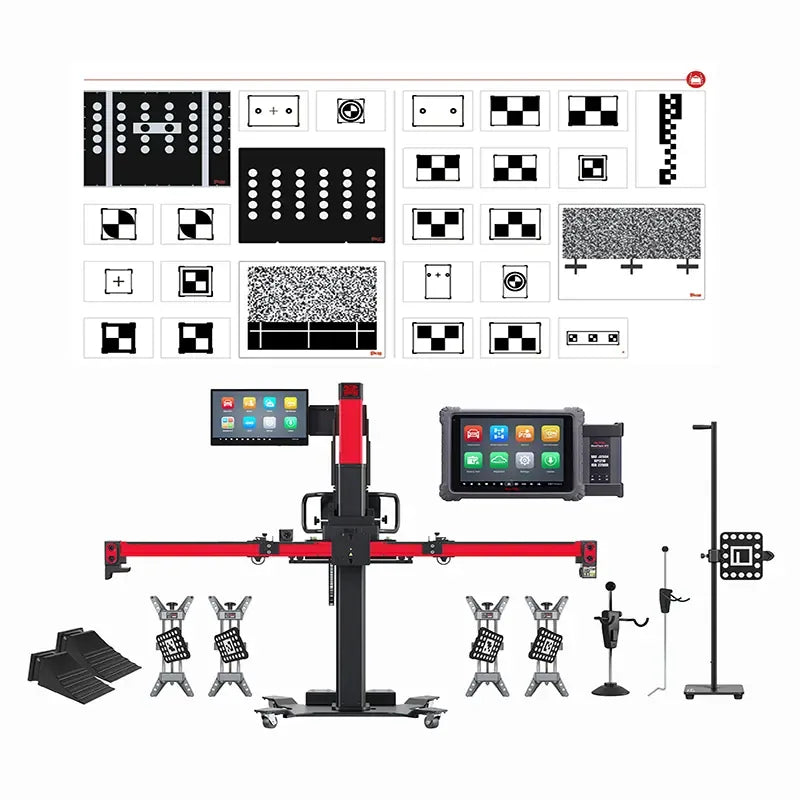 Autel MaxiSYS IA900LDWT alignment and ADAS package with LDW targets and Ultra ADAS tablet