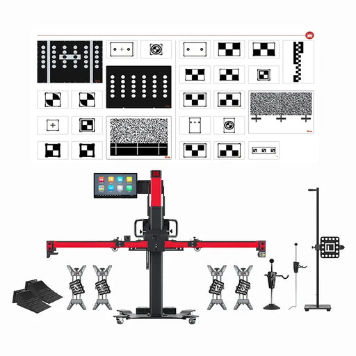 Autel MaxiSYS IA900LDW alignment and ADAS frame with LDW targets