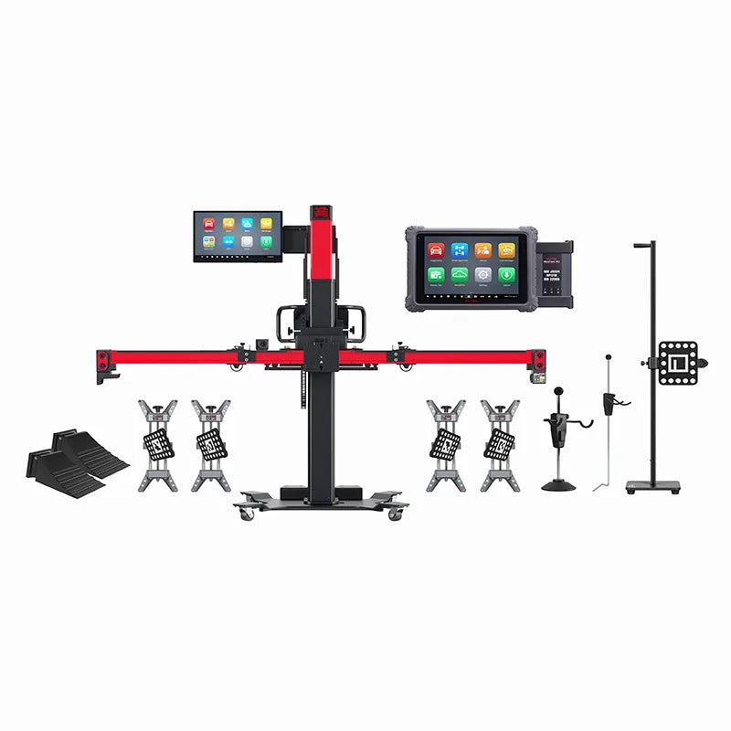 Autel MaxiSYS IA900WAT alignment and ADAS frame with Ultra ADAS tablet