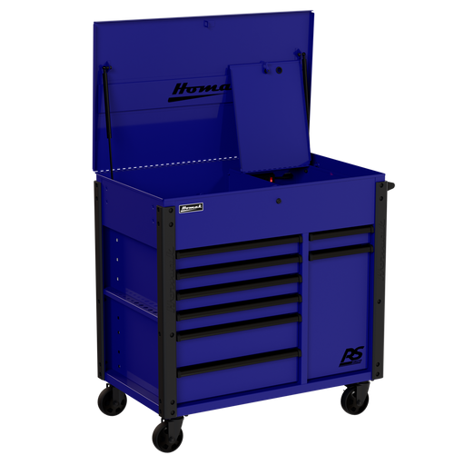 Homak 06044080 power service cart Rally Sport Blue