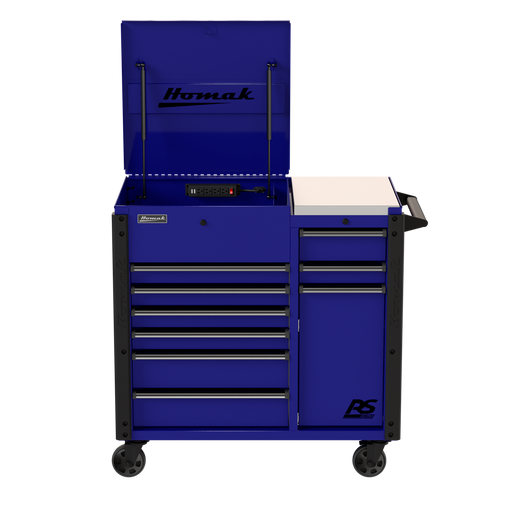 Homak 06044090 power workstation cart Rally Sport Blue