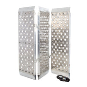 Black Widow Big Boy EZ Rizer Aluminum Folding Motorcycle Trailer Ramp folded
