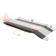 Black Widow ATV Side Extension Kit for Motorcycle Lift Table dimensions and measurements