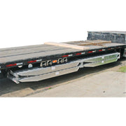 HD Ramps Bolt-On Semi-Trailer Loading Ramp Storage Brackets for 6" Ramps attached on the trailer underbody