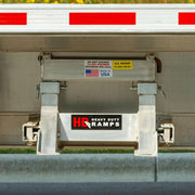 HD Ramps Bolt-On Semi-Trailer Ramp Stand Storage Brackets with ramp stand