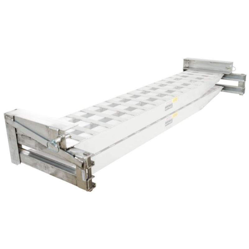 Step Ramp For Loading HD Ramps Bolt-On Step Deck Loading Ramp & Dunnage Storage Bracket 2'4 ...
