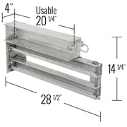 HD Ramps Bolt-On Step Deck Loading Ramp & Dunnage Storage Bracket dunnage storage bracket dimensions