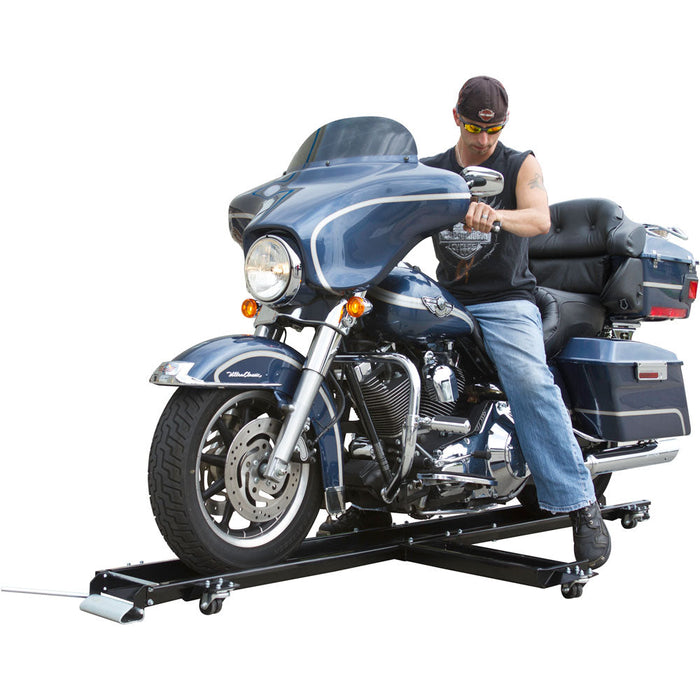 Black Widow Steel Cruiser and Chopper Motorcycle Dolly - 1,250 lbs. Capacity