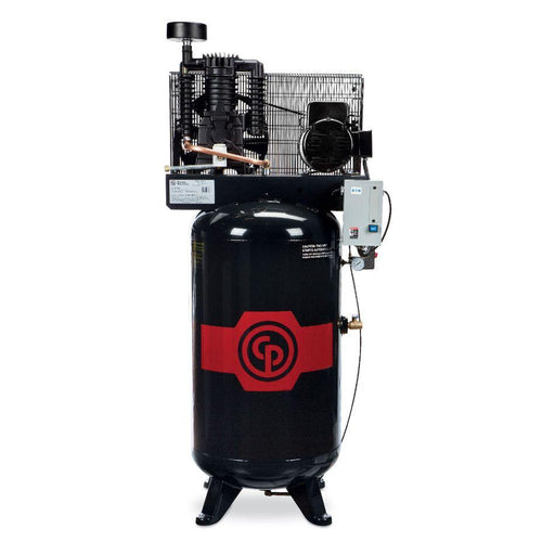 Chicago Pneumatic RCP-583V 5 HP two-stage 80 gallon vertical air compressor
