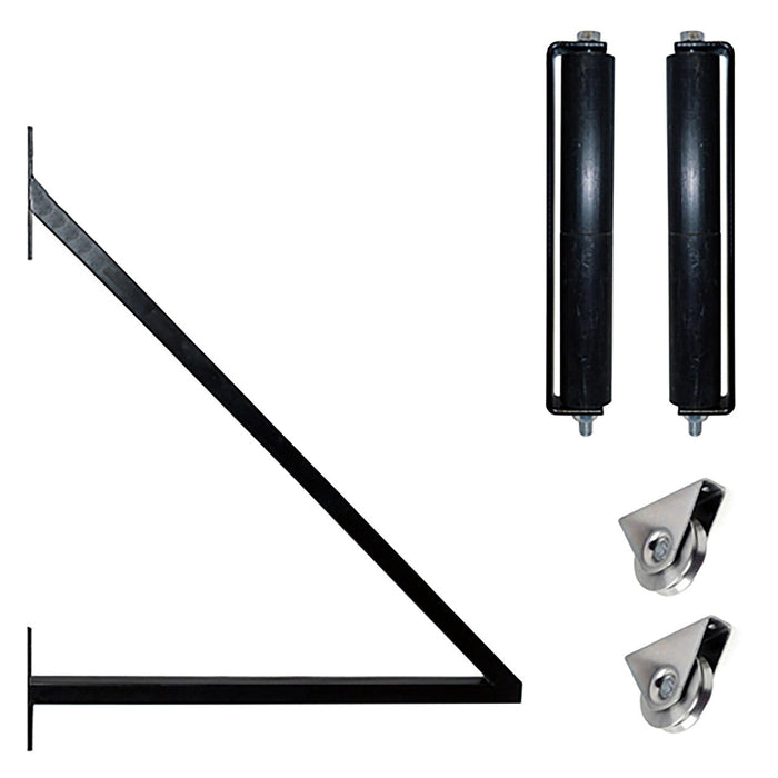 Aleko Automated Steel Sliding Driveway Gate and Gate Opener Complete Kit - LONDON Style - 12 x 6 Feet