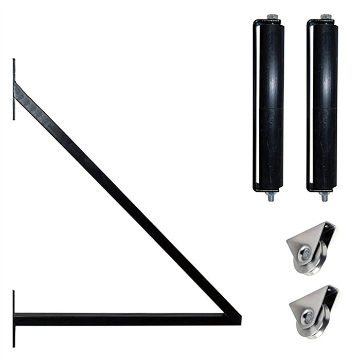 Aleko Automated Steel Sliding Driveway Gate and Gate Opener Complete Kit - DUBLIN Style - 16 x 6 Feet