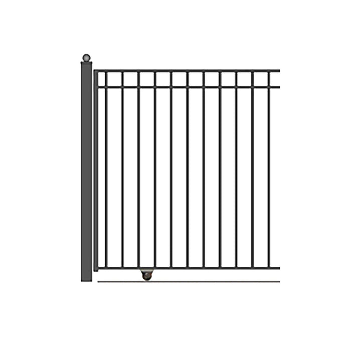 Aleko Automated Steel Sliding Driveway Gate and Gate Opener Complete Kit - MADRID Style - 16 x 6 Feet