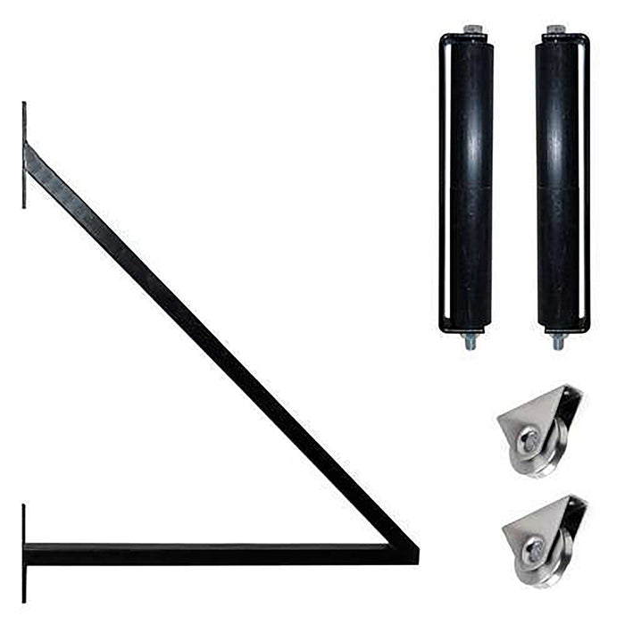 Aleko Automated Steel Sliding Driveway Gate and Gate Opener Complete Kit - DUBLIN Style - 18 x 6 Feet