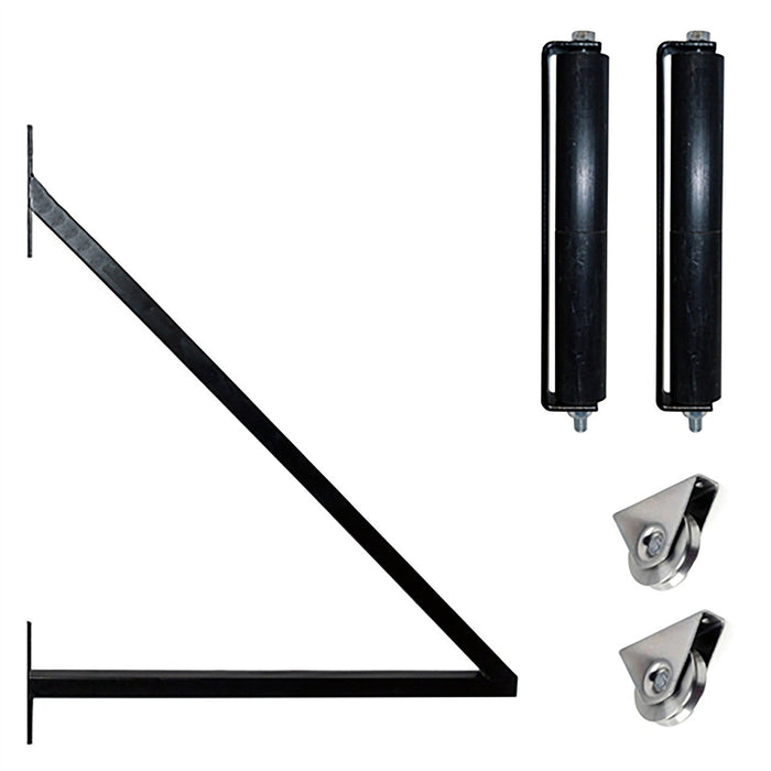 Aleko Automated Steel Sliding Driveway Gate and Gate Opener Complete Kit - MADRID Style - 20 x 6 Feet